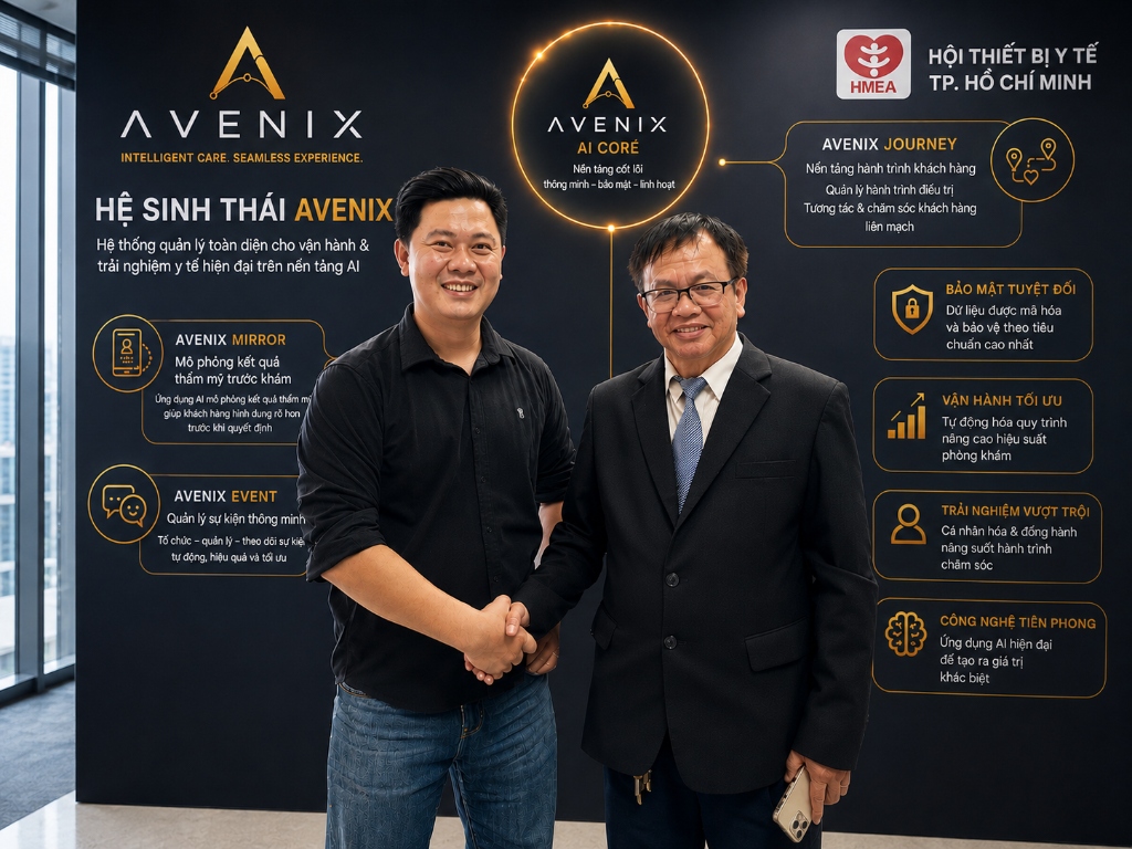 Hợp tác giữa AVENIX và Hội Thiết Bị Y Tế TP.HCM